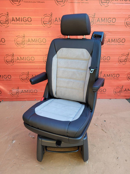 Seat VW T6 Multivan Caravelle Leather Alcantara swivel rear T5 T6.1