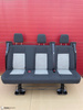 Seat Ford Transit Custom Ecko bench triple rear Crew Cab belts