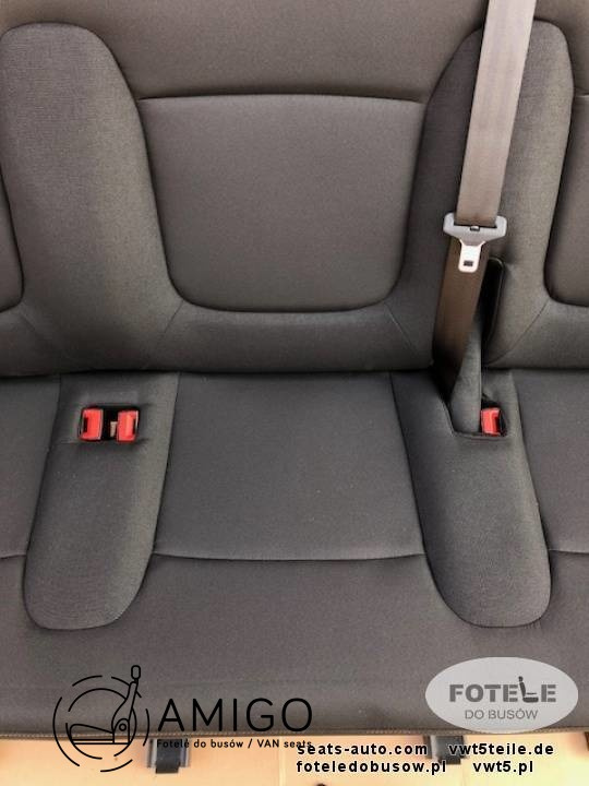 Seat triple bench Renault Trafic Opel Vauxhall Vivaro Talento NV300 belts set