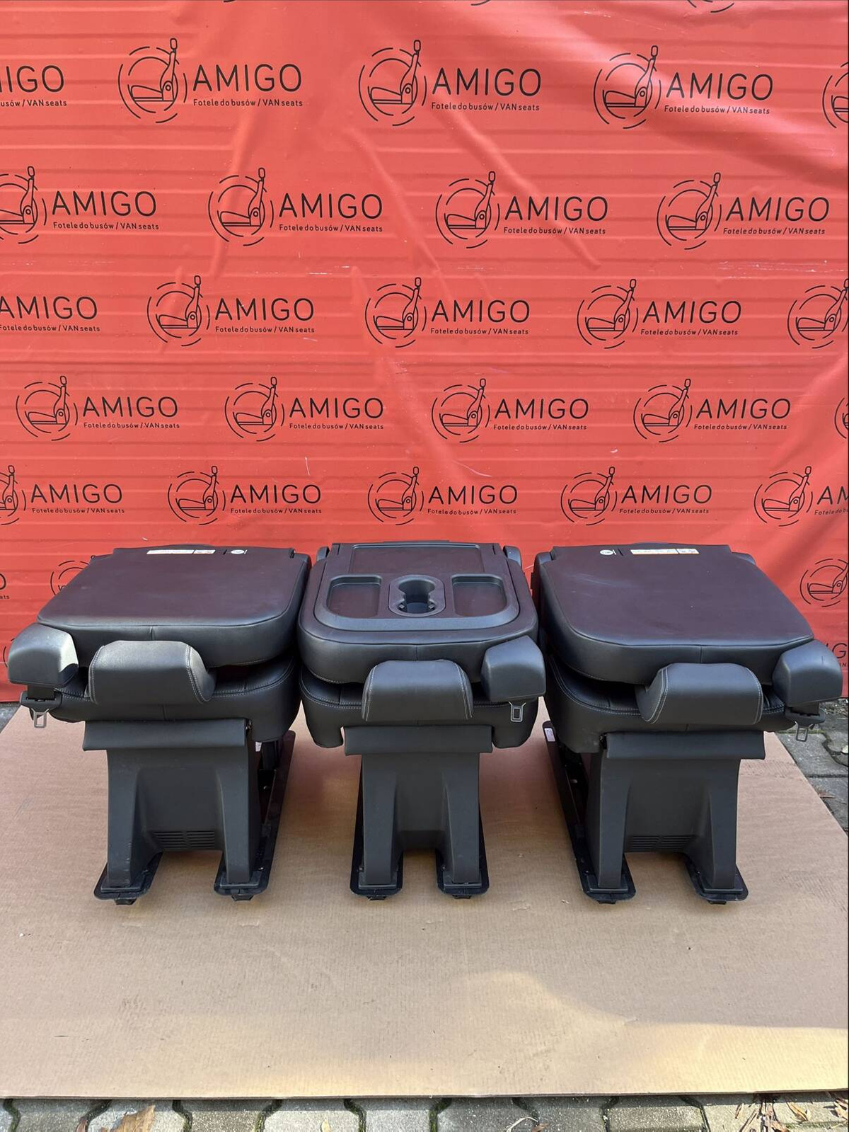 Seat Ford Transit Custom Tourneo bench rear folding seats 3x single seat ACTIVE