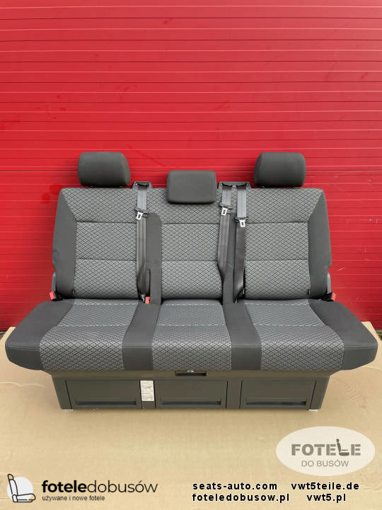 Bench rear triple seat VW T6.1 T6 Quadratic Multivan Caravelle