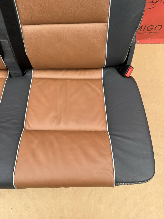 Bench rear triple seat VW T5.1 PanAmericana leather Multivan Caravelle t6