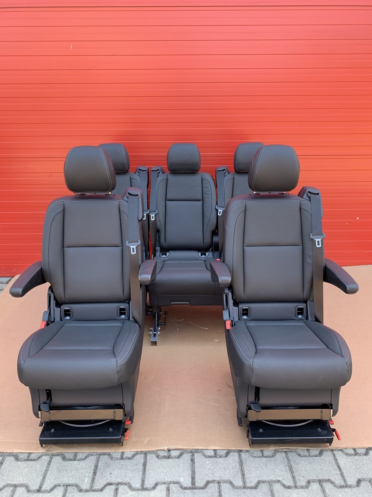 Mercedes V-class Vito Trafic Spaceclass Vivaro Tourer rear bench single seats swivel SET