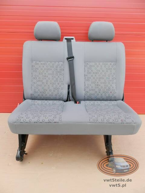 Seat Volkswagen VW T5 OX rear double passenger bench LHD