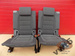 VW Touran 2003-10 rear folding seats set left right dark grey 3rd row