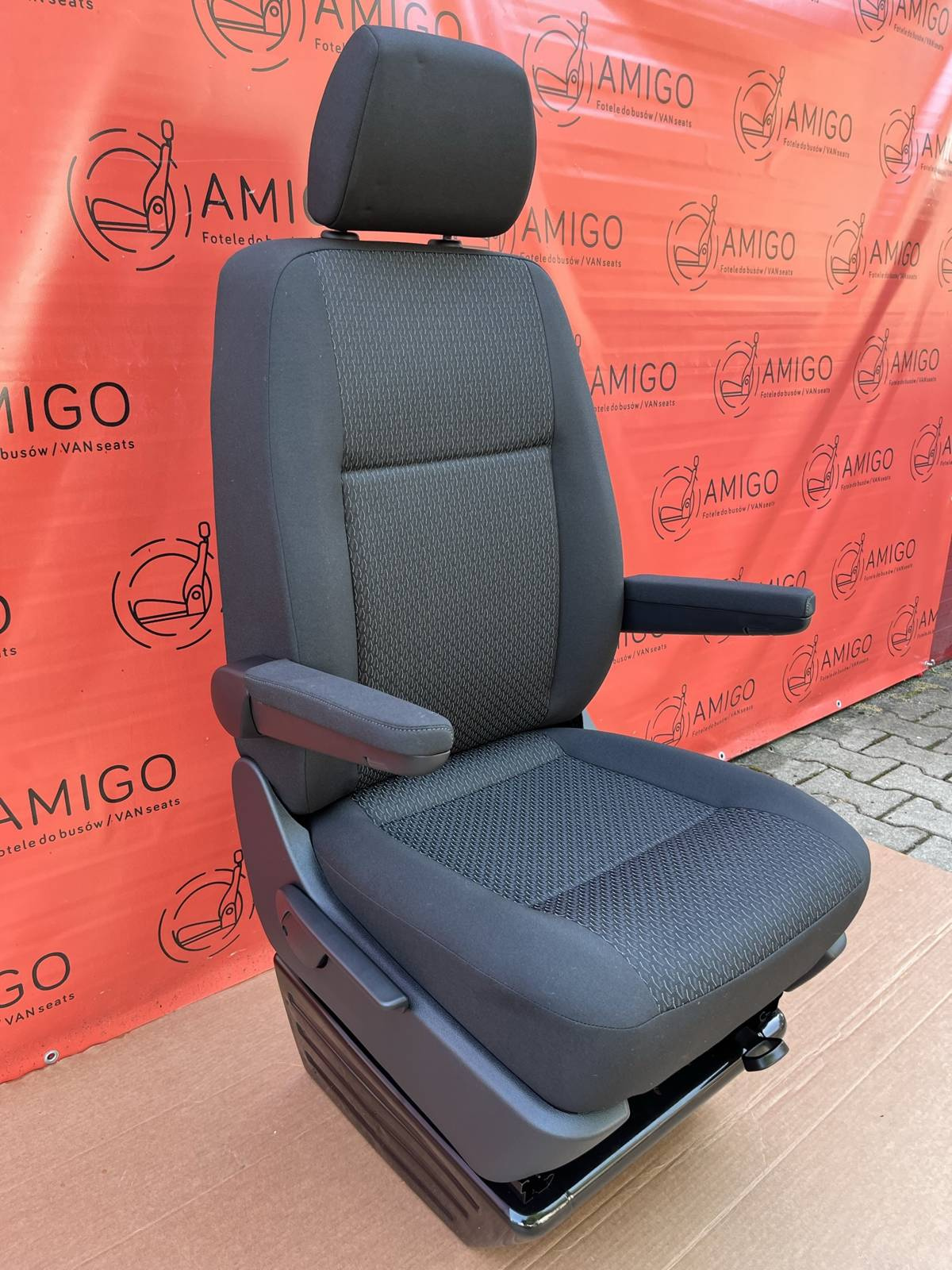 Seat VW T6 T5 KUTAMO front EU passenger | UK driver comfort adjustments armrests base