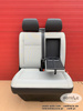 Seat VW T6 T5 double front passenger bench with armrest Robust Marathon Grey LHD