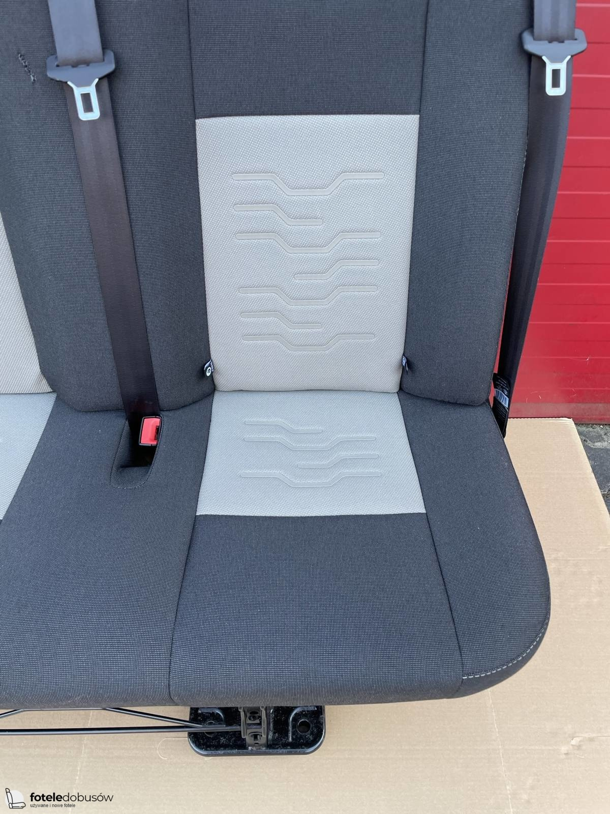 Seat Ford Transit Custom Ecko bench triple rear Crew Cab belts