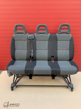 Seat Fiat Ducato Boxer Jumper Citroën Relay LHD bench triple rear isofix