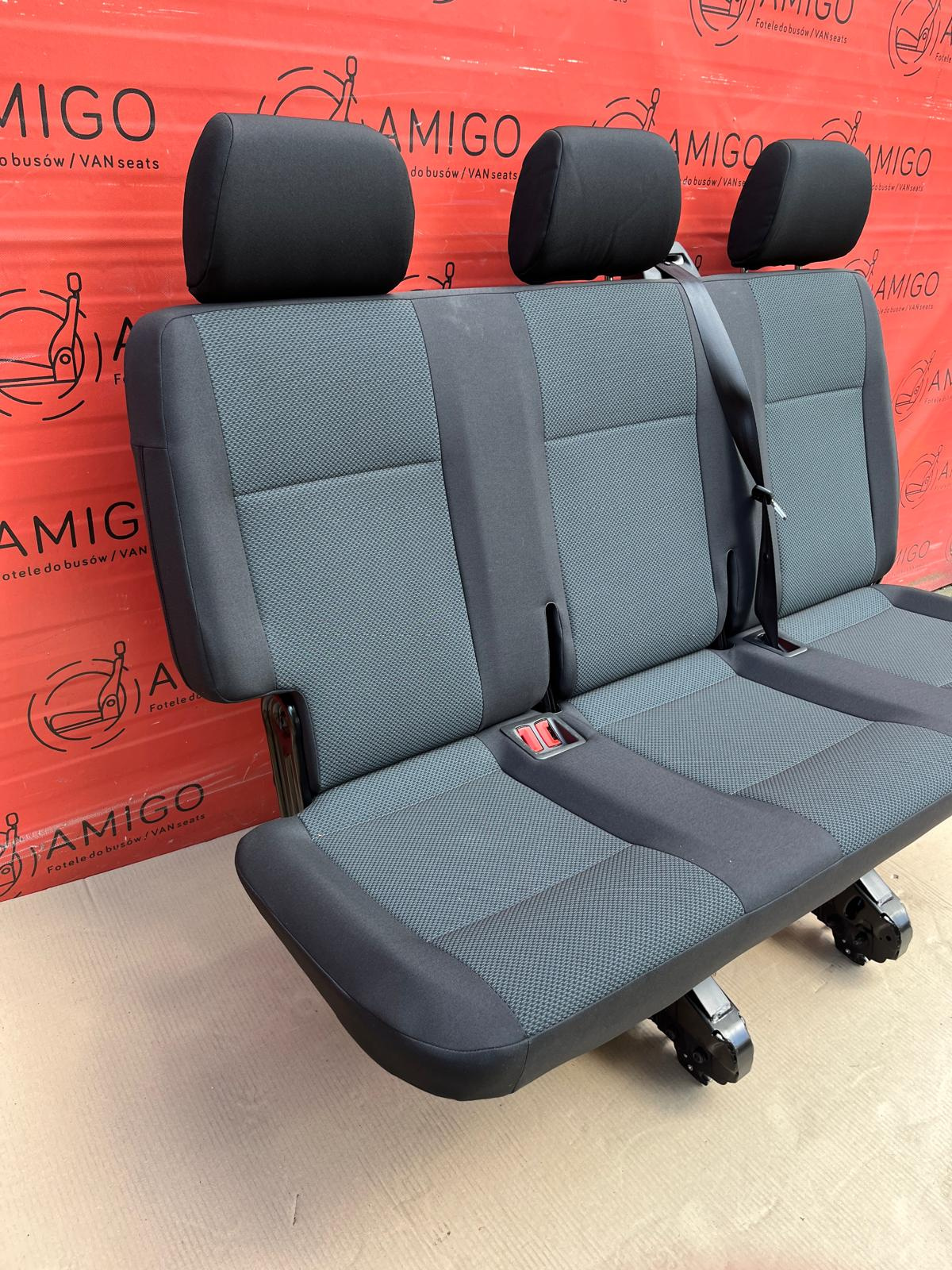 Bench rear triple seat VW T6 T5 Simora 4th Row