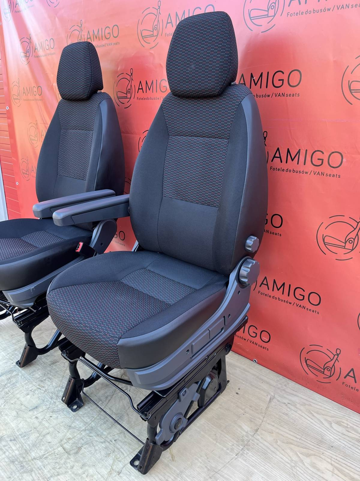 Seats Fiat Ducato Boxer Jumper Relay driver passenger seat armrests heating