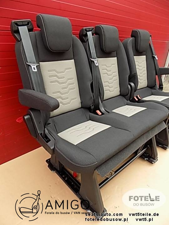 Seat Ford Transit Custom ECKO bench rear seats armrests 2nd row RHD