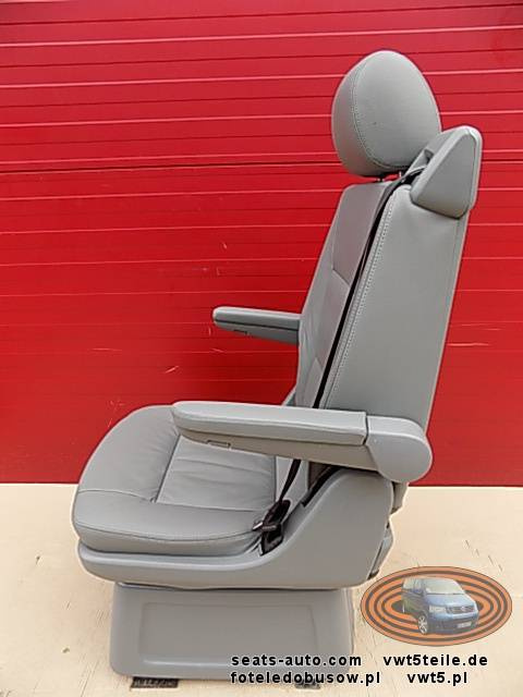 Seat VW T5 Multivan gray leather swivel isofix armrests