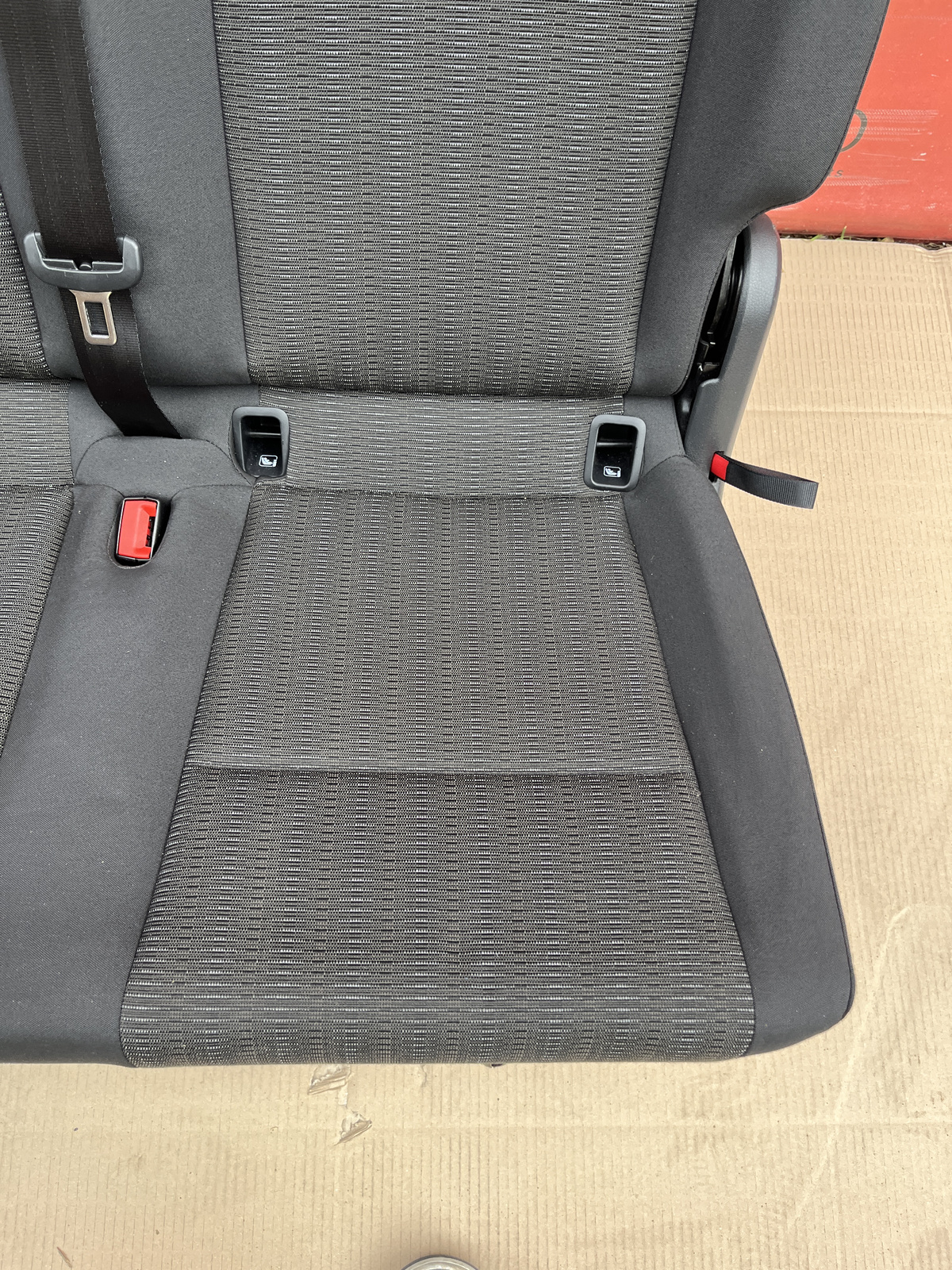 Seat rear bench double VW Caddy second row PANDU