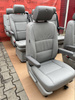 SET Driver passenger swivel Bench rear triple seat leather grey VW T5.1 T5 Multivan Caravelle