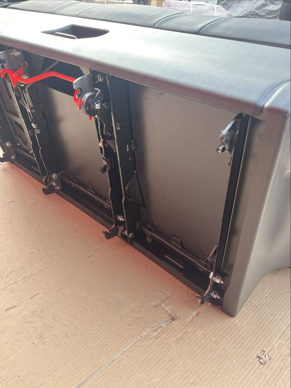 Seat rear bench bed Renault Trafic SpaceClass Escapade Black Leather