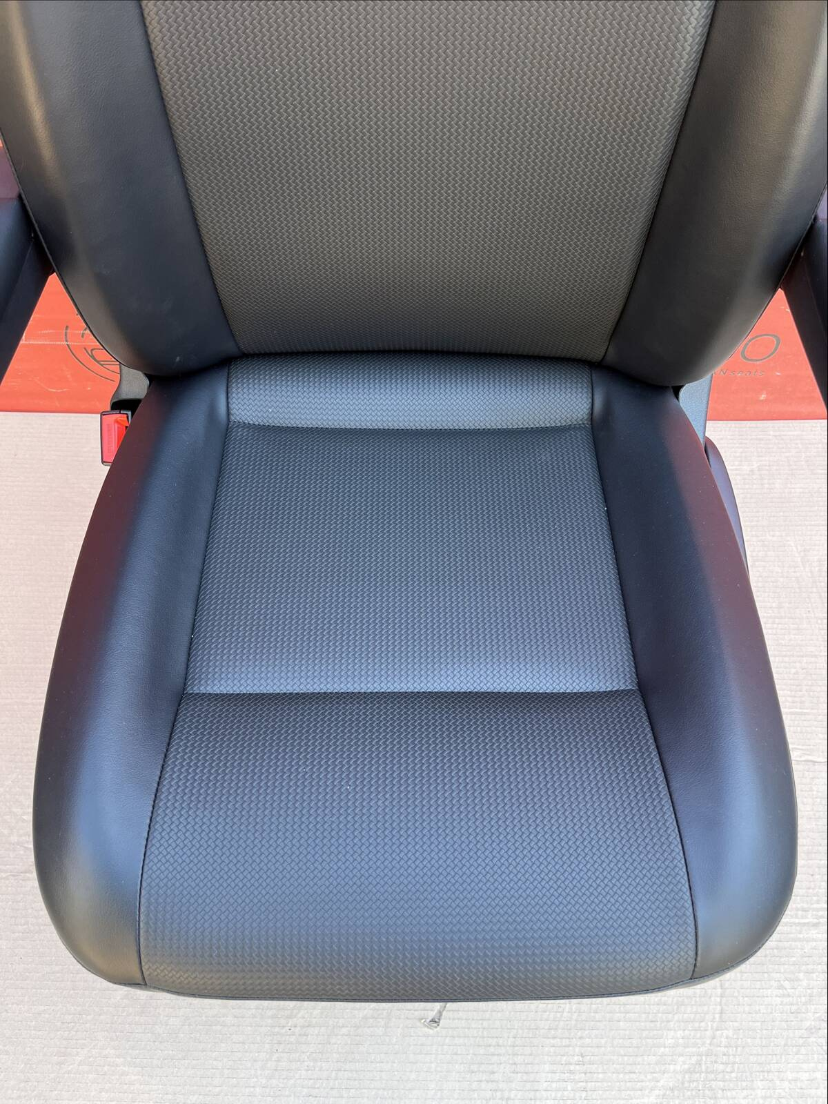 Seat VW T6 front UK passenger EU driver Mest Titan black adjustments armrests