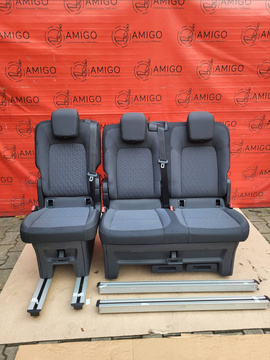Seat 2+1 Ford Transit Tourneo Custom V710 2024-2025 bench rear seats double single