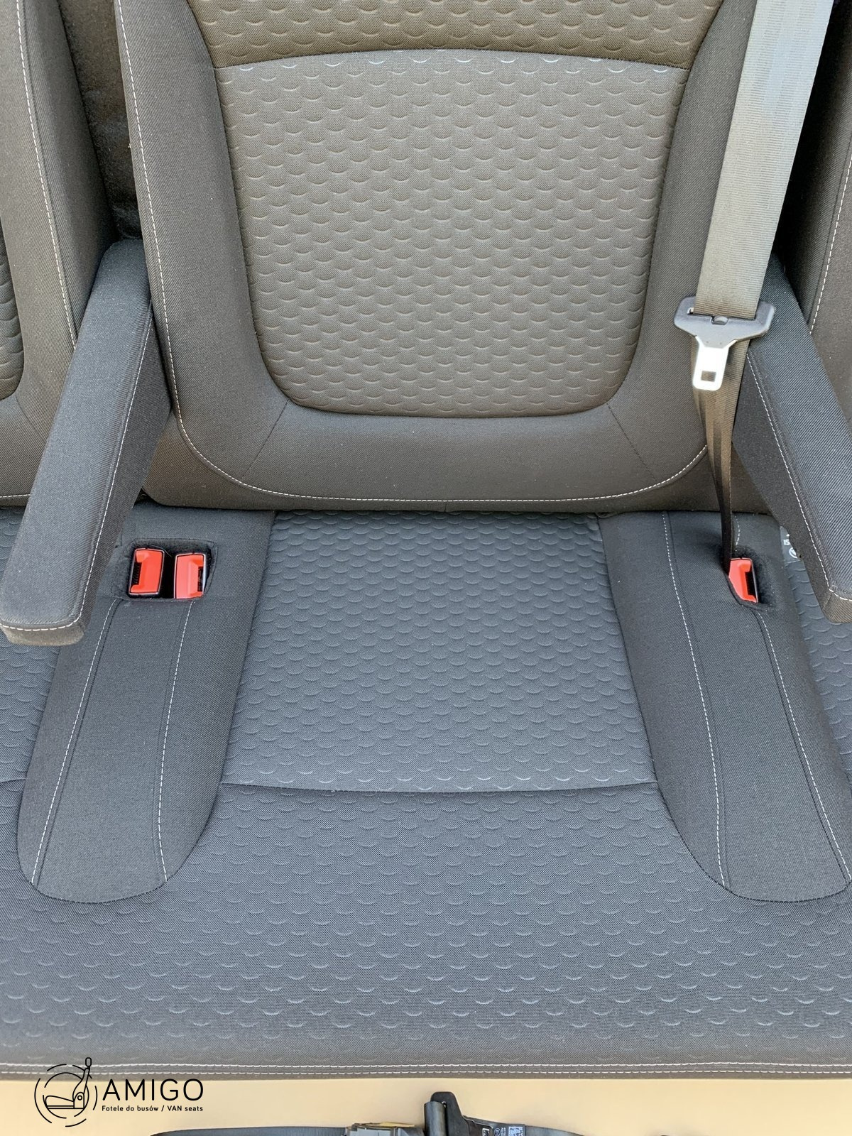 Seat triple bench Renault Trafic Opel Vauxhall Vivaro NV300 Talento belts set