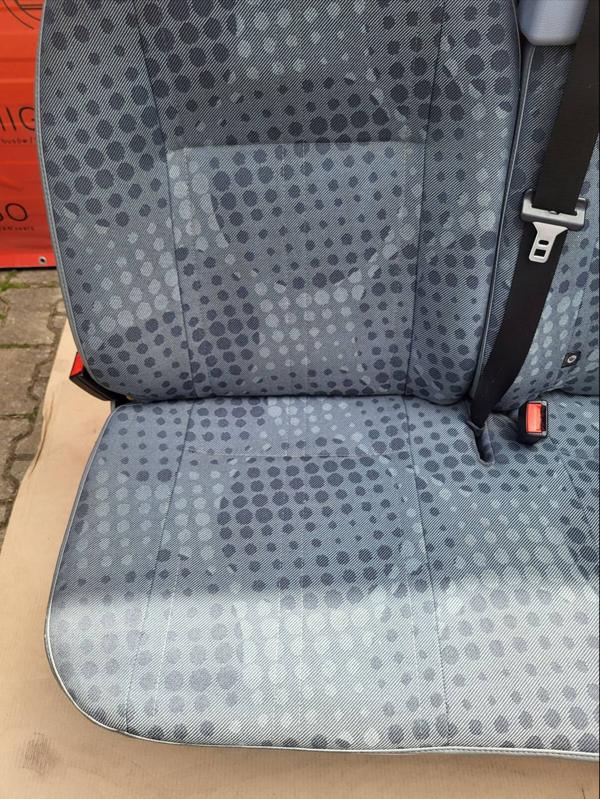 Seat Ford Transit MK7 bench triple rear three-seats isofix