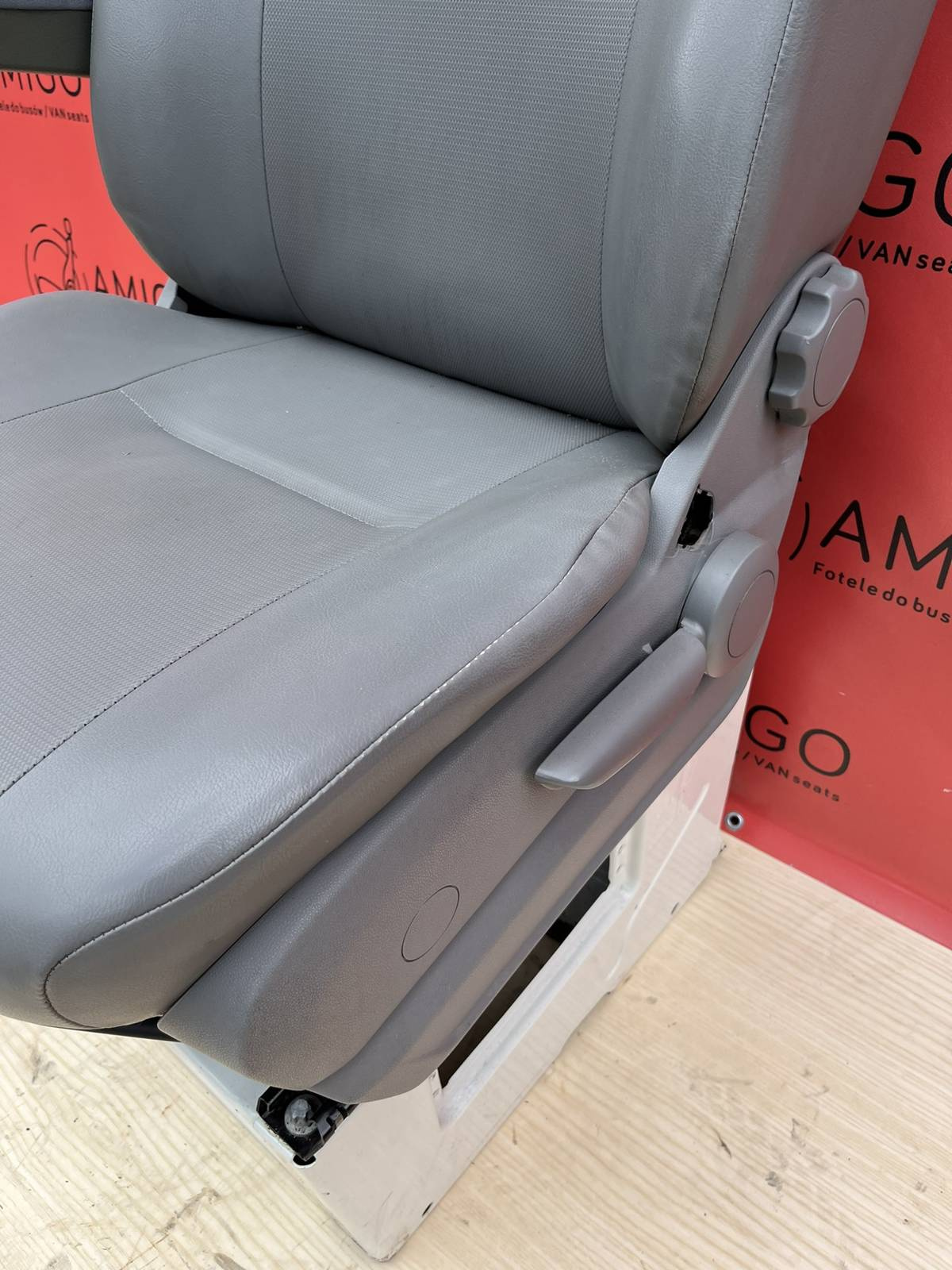 Seat VW Crafter Sprinter W906 UK passenger | EU driver Faux Leather adjustments armrest