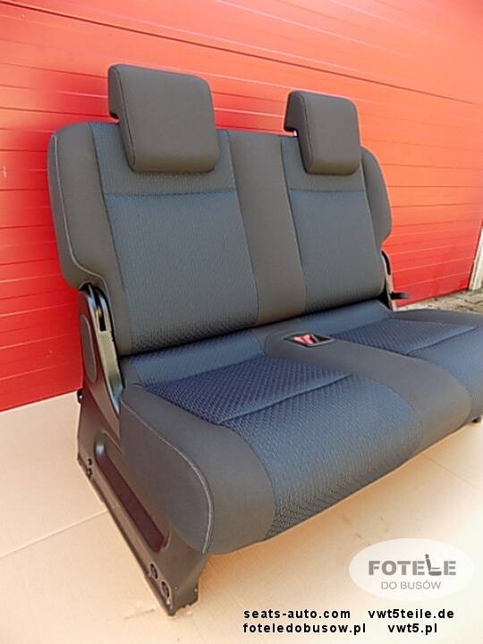 Seat rear bench double kutamo blue VW Caddy MAXI third row NEW!