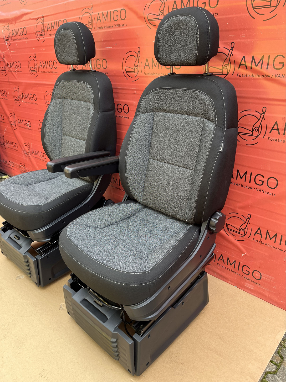 Seats Ram ProMaster Boxer Ducato Relay left right front base driver passenger
