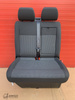 Seat VW T6 T5 double front passenger bench Double Grid with safe LHD