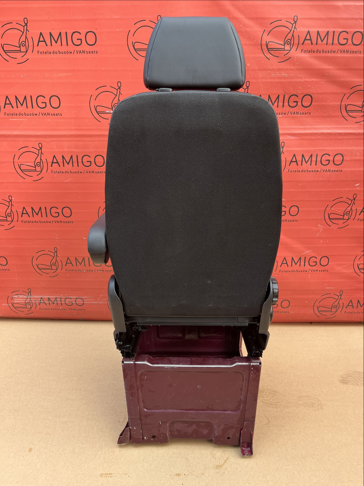 Seat Mercedes Sprinter W906 VW Crafter I EU passenger | UK driver adjustments armrest leatherette