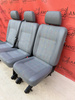 VW T5 SET Bench rear double single seat Inca 2nd row + belts brackets RHD