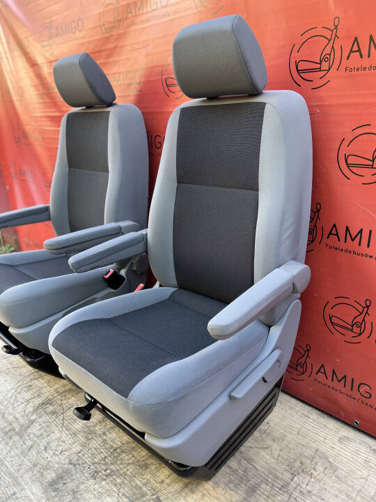 Seats VW T6 T5 front driver passenger seat Austin Grey Comfort base