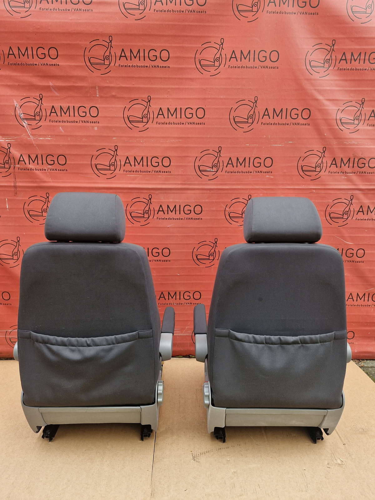 Driver passenger Captain seats seat airbag VW T5 Anthracite DUO Caravelle