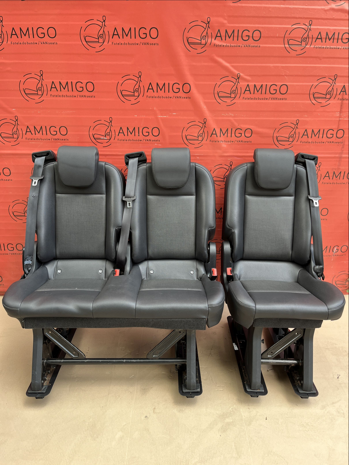 Seat 2+1 Ford Transit Custom 2013-2023 bench rear seats double single RHD