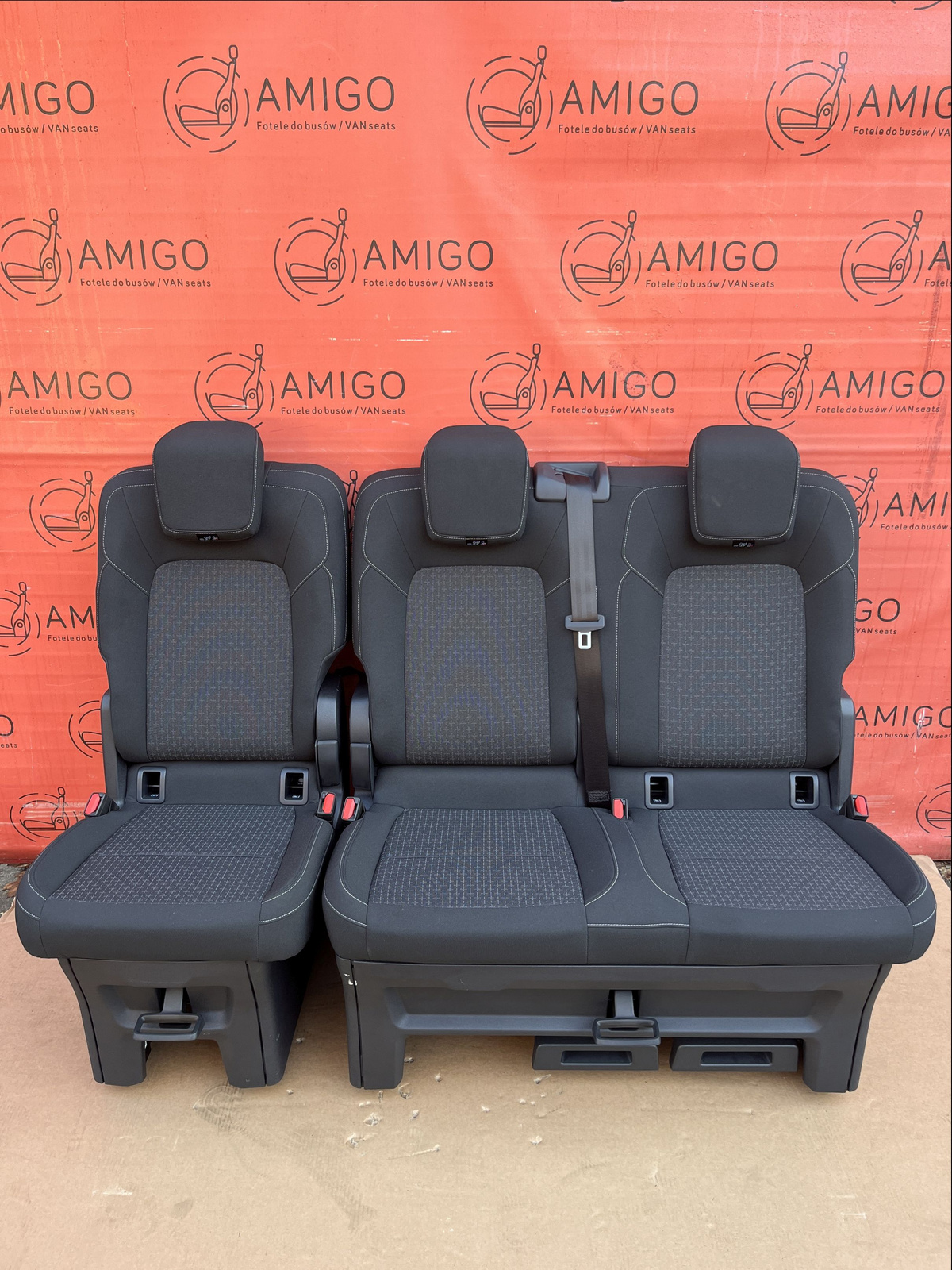 Seat 2+1 Ford Transit Tourneo Custom V710 VW T7 2024-2025 bench rear seats double single