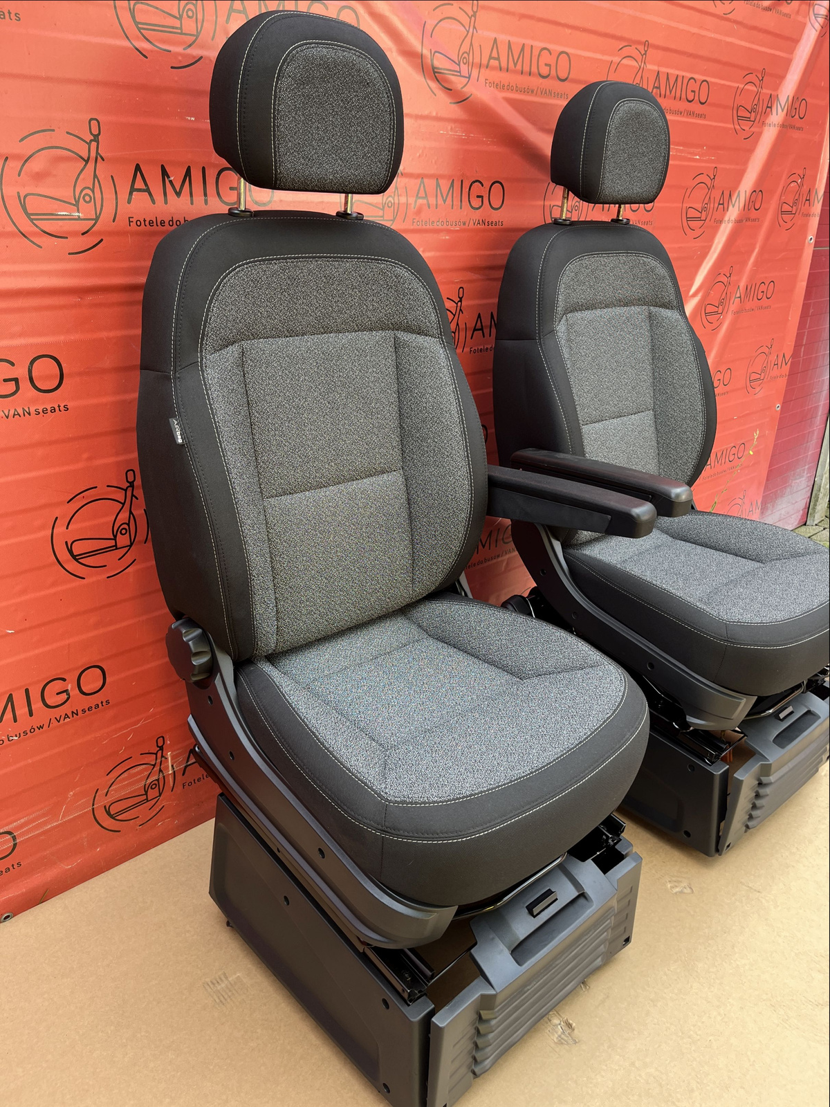 Seats Ram ProMaster Boxer Ducato Relay left right front base driver passenger