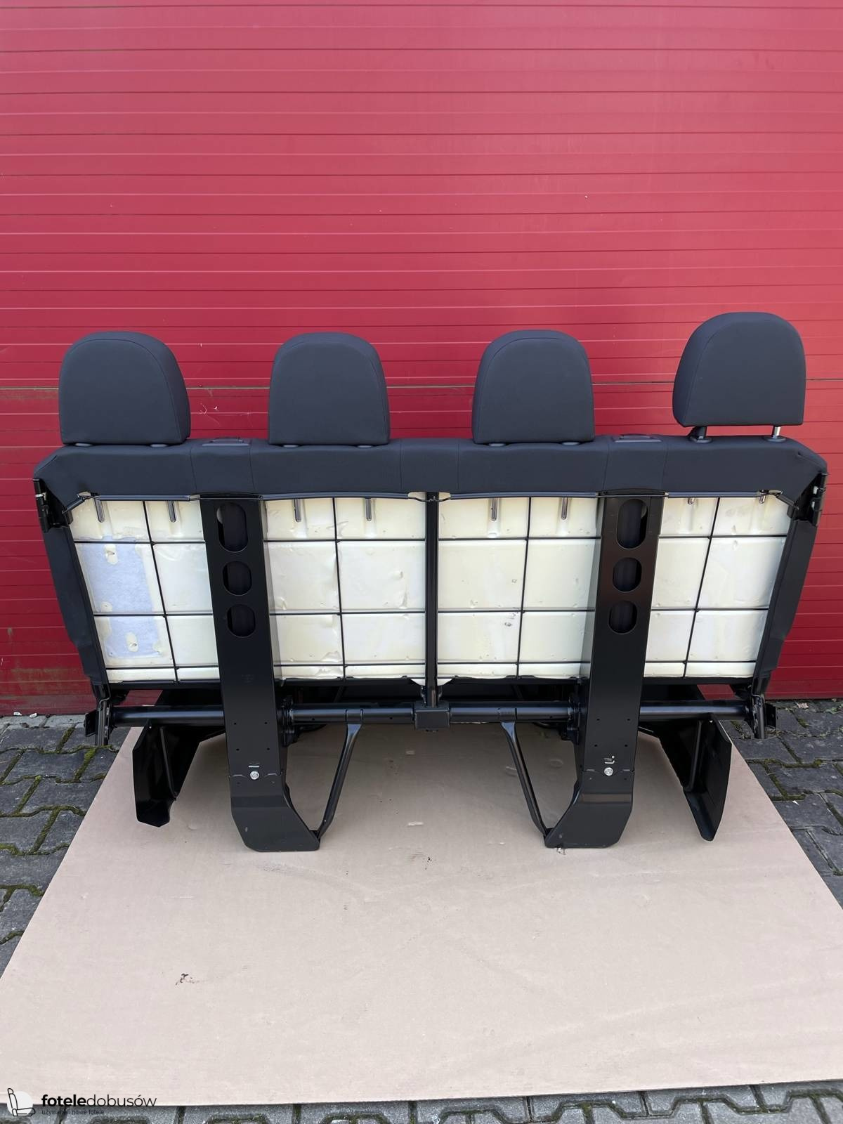 Seat VW Crafter II MAN TGE 2016-2022 quadruple rear four-seats bench belts