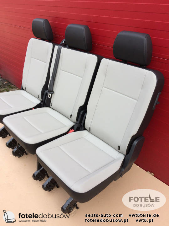 Bench rear triple seat VW T6 Transporter Moonrock Mesh t5 3x single