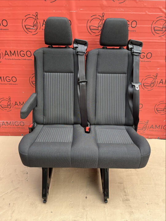 Seat Ford Transit MK8 bench double rear two-seats Capitol armrest
