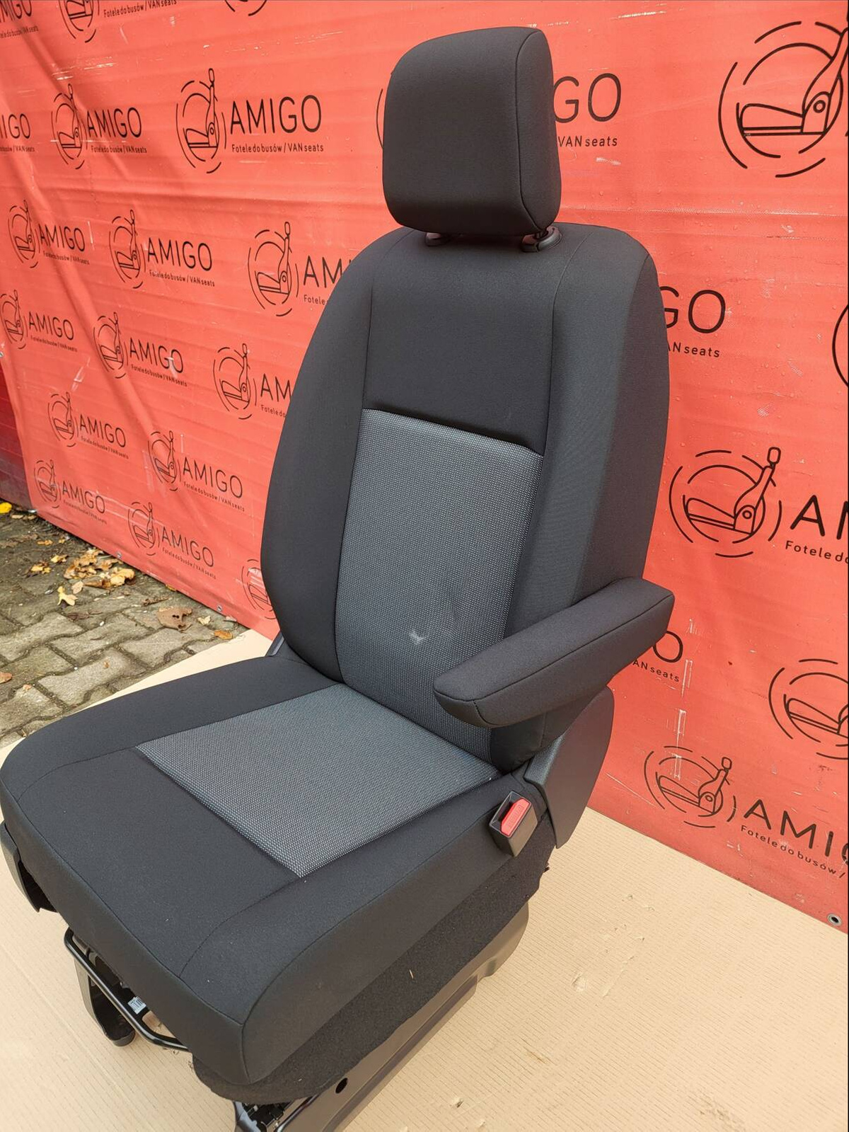 Seat VW Crafter II MAN TGE 2016-2024 EU passenger | UK driver captain seat armrest occupancy mat