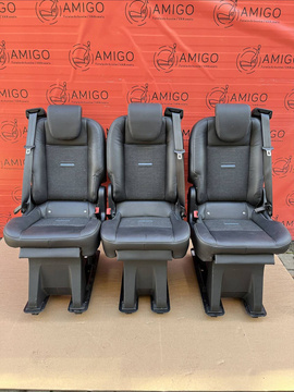 Seat Ford Transit Custom Tourneo bench rear folding seats 3x single seat ACTIVE