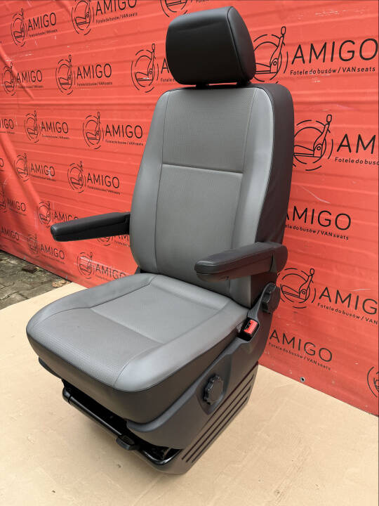Seat VW T6 T5 anthracite front EU passenger | UK driver comfort adjustments armrests