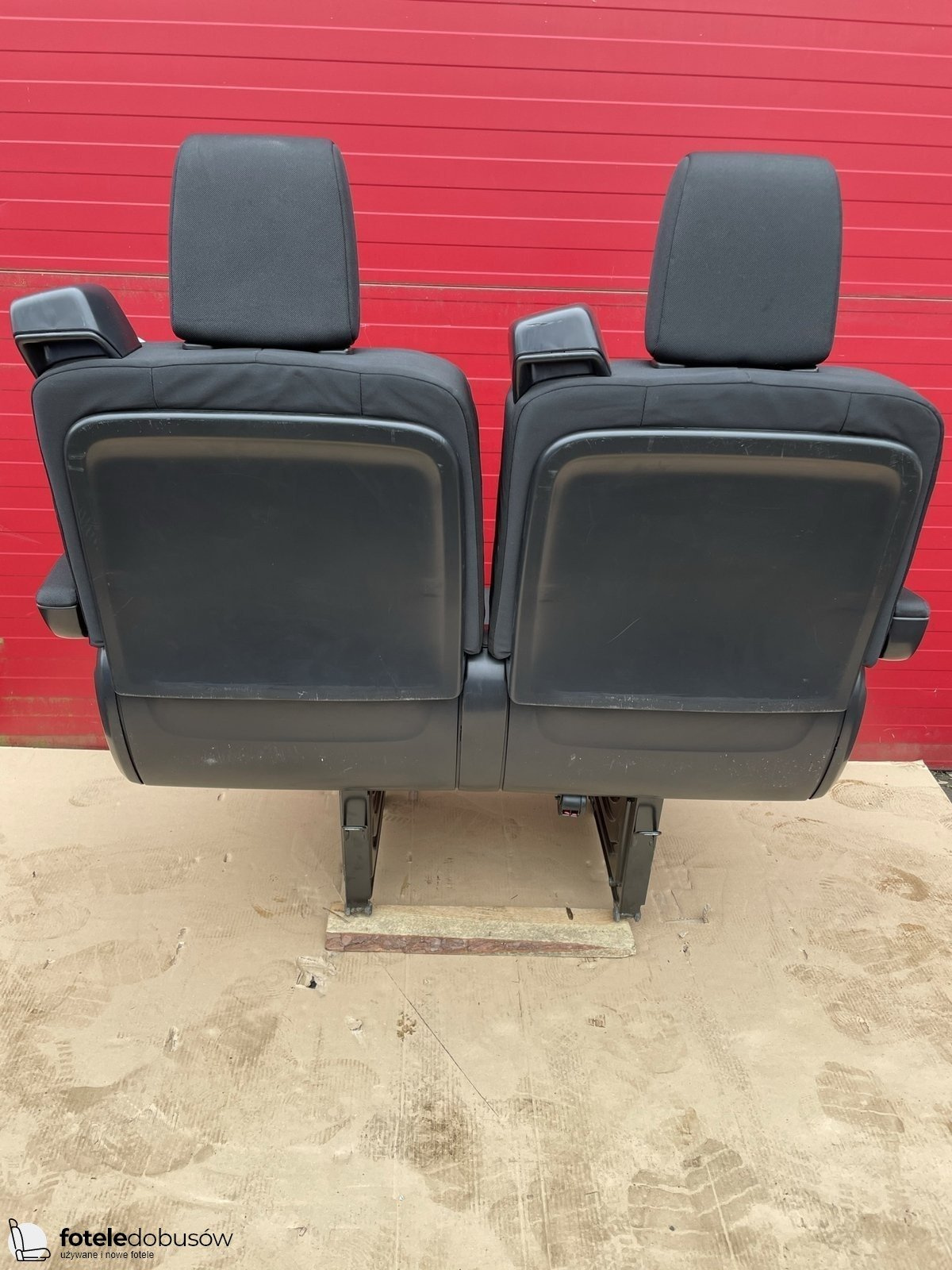 Seat Mercedes Sprinter W907 rear double bench Caluma isofix with armrests