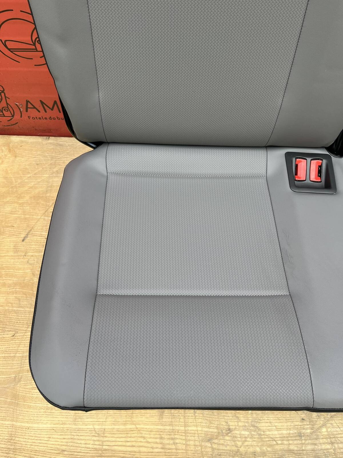 Bench rear triple seat VW T6.1 T6 Transporter Mesh Palladium