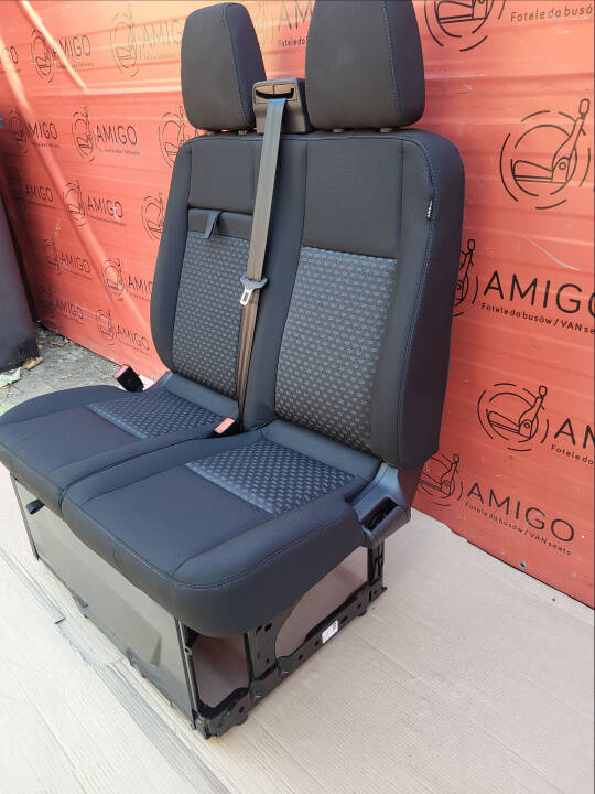 Ford Transit Custom double bench armrest 2017-2023 Capitol airbag heated