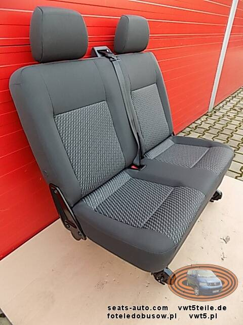 Bench rear double seat VW T5 GP Transporter TASAMO RHD UK