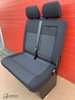 Seat VW T6 T5 double front passenger bench Double Grid with safe LHD