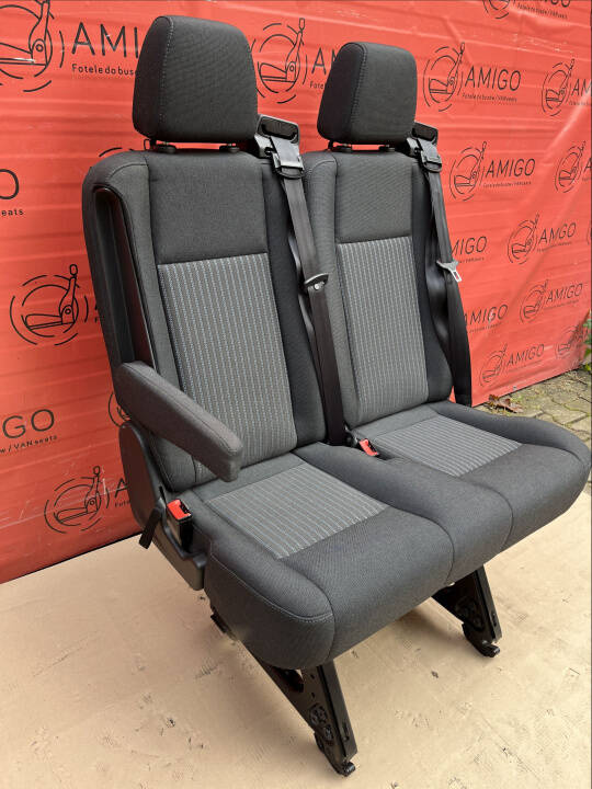 Seat Ford Transit MK8 bench double rear two-seats Capitol armrest