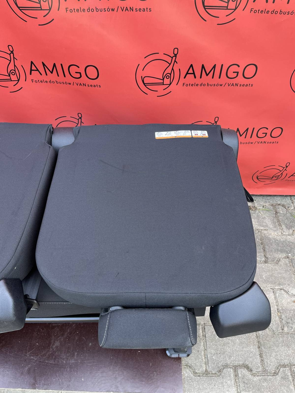 Seat Ford Transit Custom bench rear seats double single Capitol 2nd 3rd row LHD