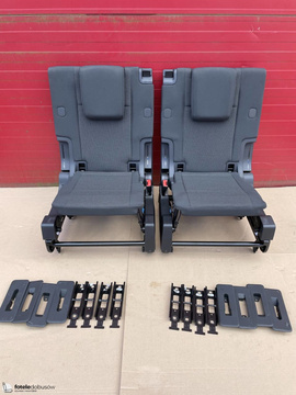 VW Caddy MAXI MK5 Seat rear bench double third row with brackets NEW