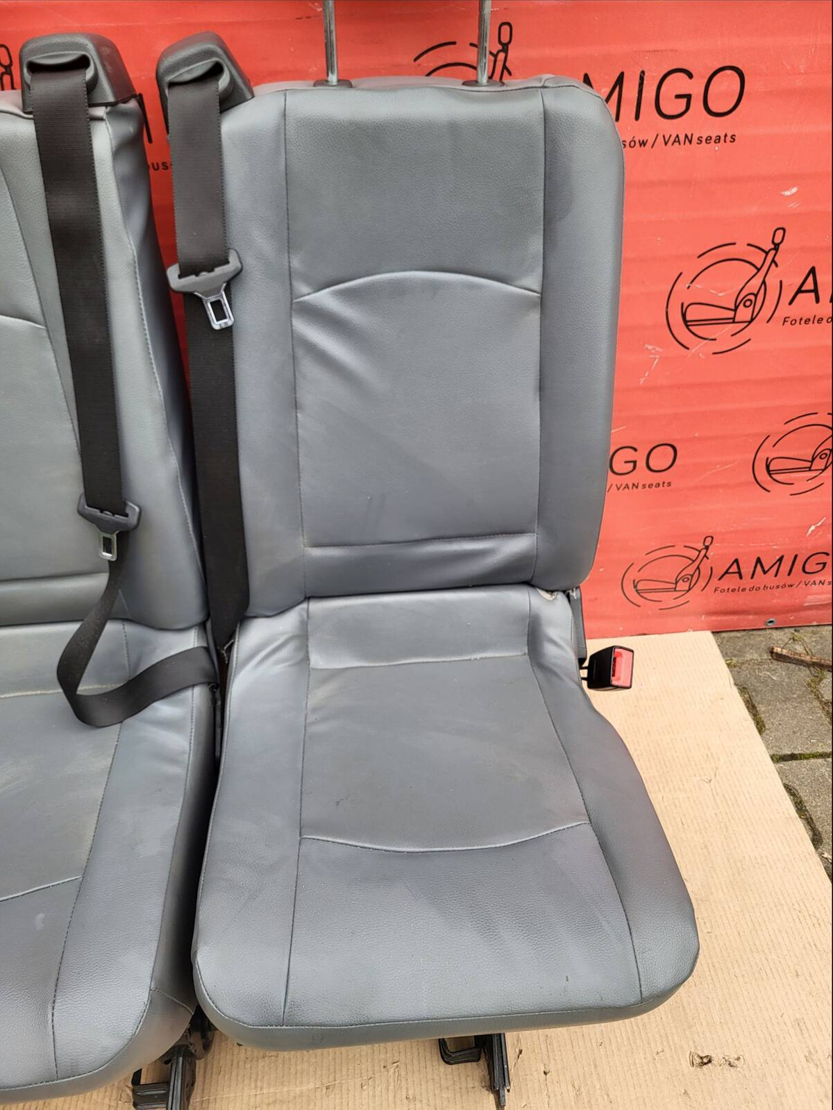 Rear Seats 2+1 bench single seat MERCEDES W639 Vito Tourer Viano leatherette RHD